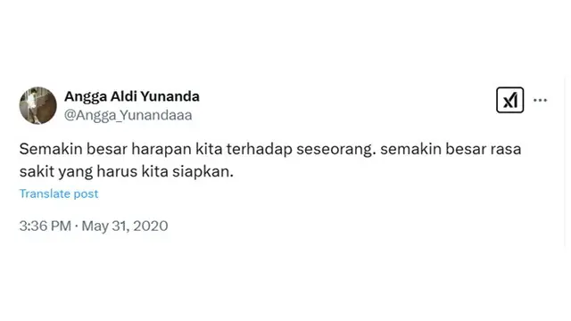 6 Cuitan Lawas Angga Yunanda, Sudah Ungkap Ingin Nikah Diam-diam Sejak Dulu