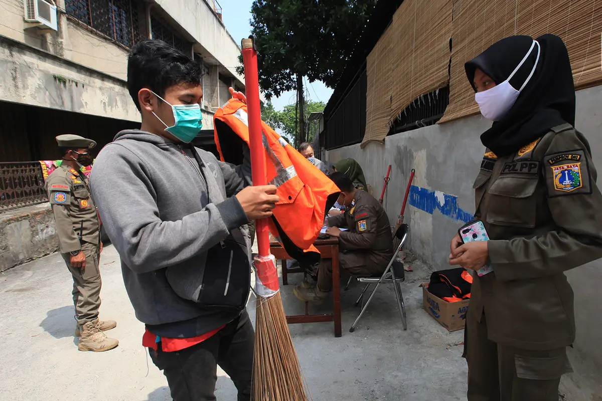 FOTO: Razia Masker Terus Digalakkan