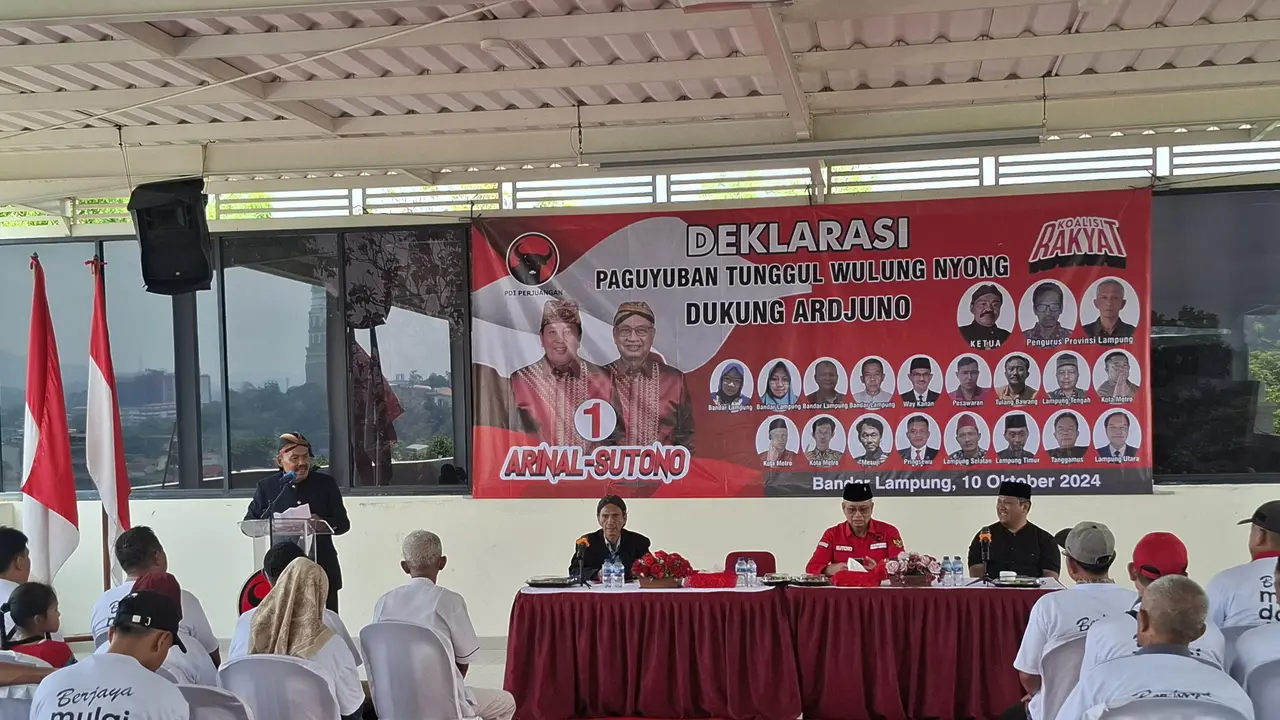 Deklarasi Paguyuban Tunggul Wulung Nyong dukung Ardjuno di Pilkada 2024. Foto : (Liputan6.com/Ardi).