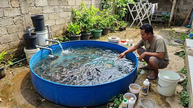 Strategi Menambah Populasi Lele Tanpa Memperbesar Ukuran Kolam di Rumah