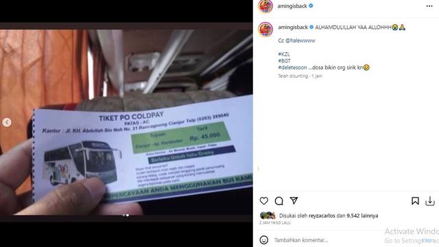 Aming (Foto: Instagram/@amingisback)