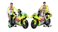 Untuk mengarungi MotoGP 2025, Pertamina Enduro VR46 Racing Team menggunakan motor balap dengan livery kombinasi warna kuning dan putih.