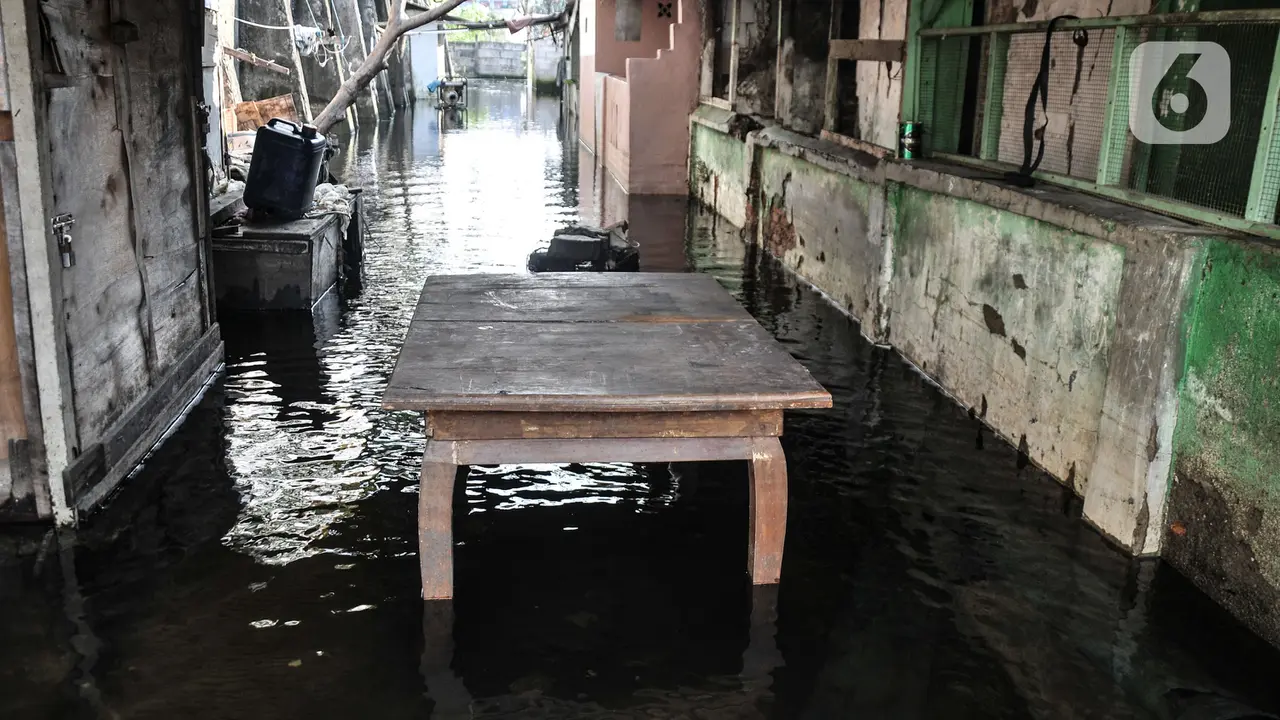 Puluhan Rumah di Gang Cue Bekasi 5 Bulan Terendam Banjir