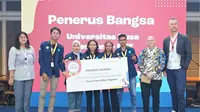Tim mahasiswa/i dari Universitas Nusa Cendana (Undana), Kupang, memenangkan kompetisi Saring Daring University Challenge (&ldquo;U-Challenge&rdquo;). Dok: Kedubes AS
