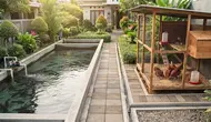 7 Cara Menata Kolam Lele dan Kandang Ayam di Halaman Rumah agar Tidak Bau dan Tetap Bersih