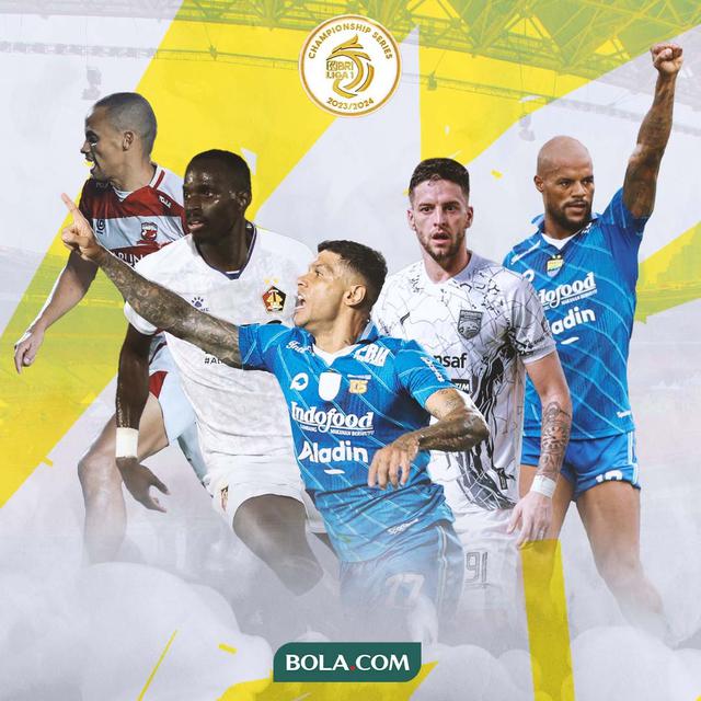 BRI Liga 1 - 5 Pemain Asing Terbaik di Liga 1 Musim Ini Versi Bola.com