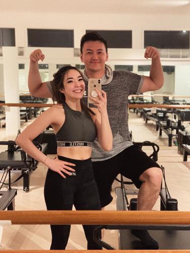 7 Momen Seru Pasangan Selebriti Saat Olahraga Bersama