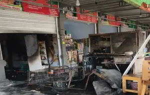 ​ Terungkap Penyebab Kios Kuliner di Istana Gebang Blitar Terbakar