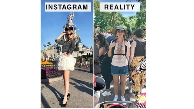 8 Foto Beda Penampilan di Instagram dan Realita Ini Bikin Ikut Mengangguk