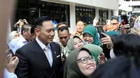 Menteri Koordinator Infrastruktur dan Pembangunan Kewilayahan, Agus Harimurti Yudhoyono (AHY), melakukan kunjungan kerja pertamanya ke Kementerian Transmigrasi. (Foto: Istimewa)