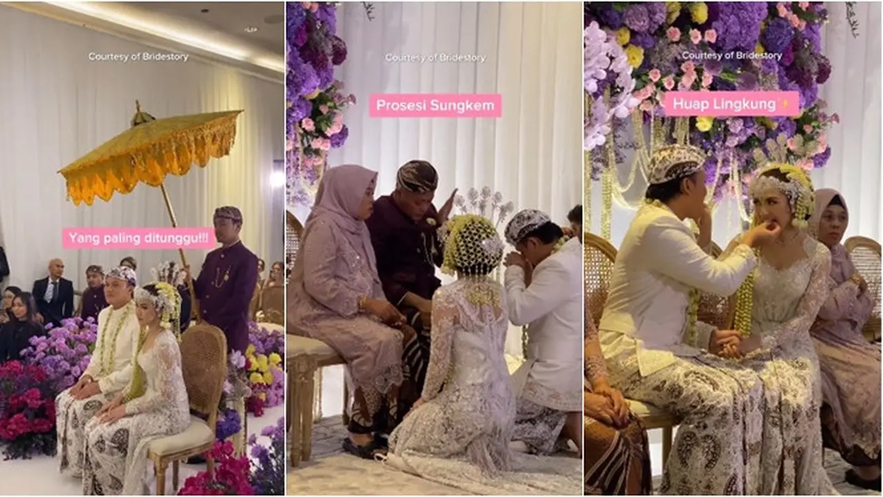 8 Potret Prosesi Pernikahan Adat Sunda Rizky Febian dan Mahalini, Penuh Haru Bahagia