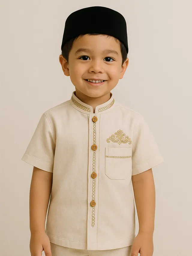Baju Koko untuk Anak (foto by ChatGPT)