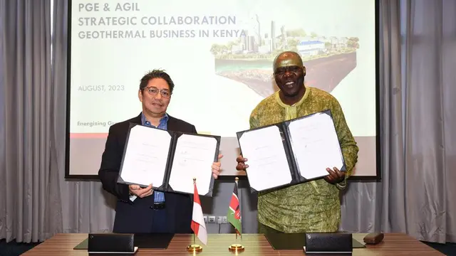 PT Pertamina Geothermal Energy Tbk. (PGE) menjajaki kerja sama dengan Africa Geothermal International No 1 Limited untuk mengembangkan potensi panas bumi. (Dok PGE)