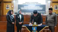 DPRD Kabupaten Serang Tetapkan 4 Rancangan Kebijakan Jadi Peraturan Daerah