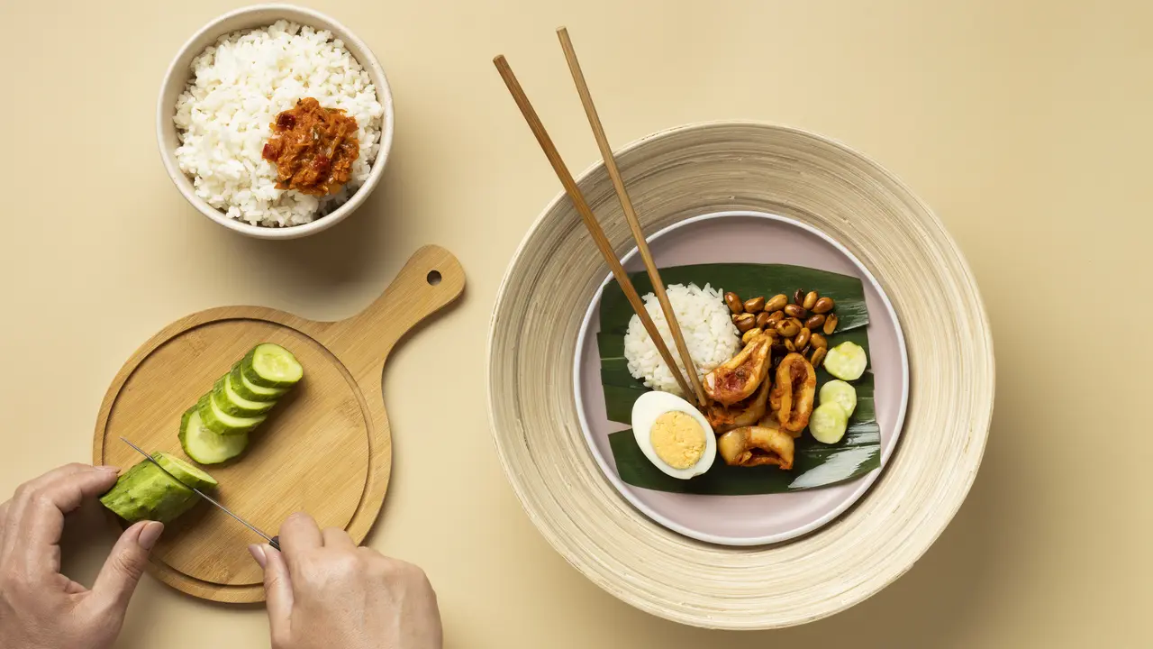 Ilustrasi Menu Sahur Simpel