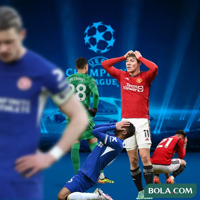 Ilustrasi - MU dan Chelsea gagal lolos ke Liga Champions