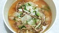 Resep sup daging sapi lobak. (dok. Cookpad @deniwidya)