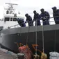 Personel dan kapal Polairud ini dilepas dalam sebuah Apel Pemberangkatan di Dermaga Polairud Polda Sulut, Selasa (1/12/2020).