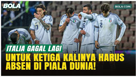 Tangis Fans Italia Pecah, Gagal ke Piala Dunia 2026 Untuk Ketiga Kalinya