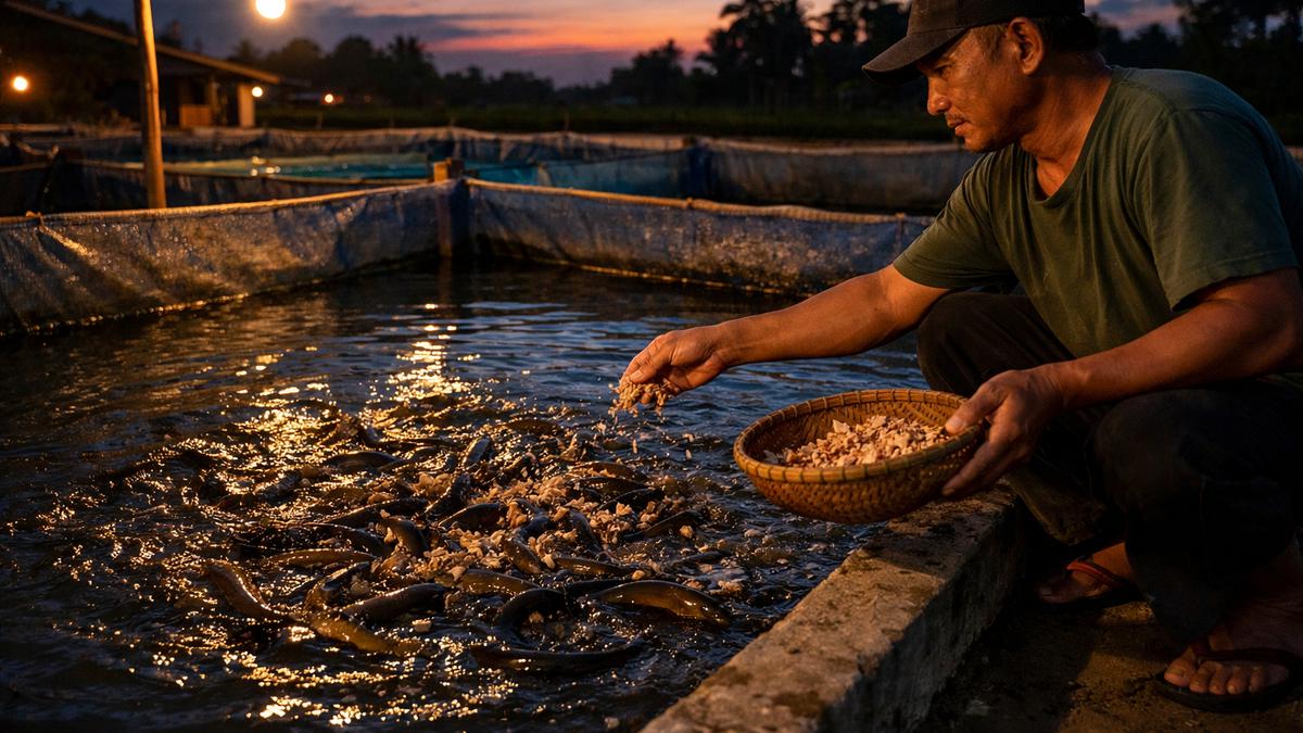 Jadwal Pemberian Pakan Belut agar Pertumbuhan Maksimal