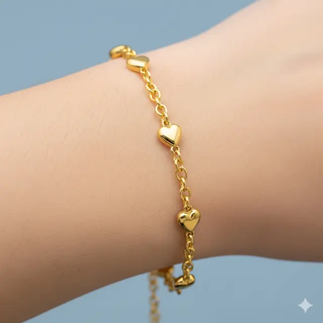 Model Gelang Emas 18 Karat 5 Gram untuk Simpanan. gemini