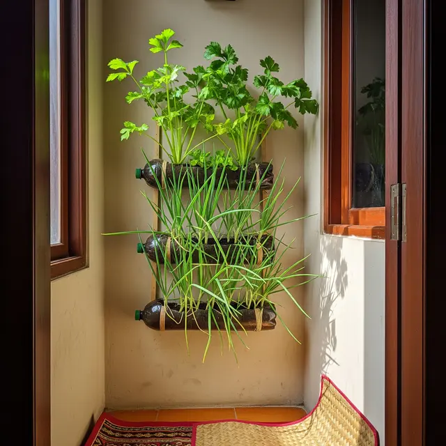 9 Ide Kebun Sayur Mini di Sudut Rumah dengan Pot Vertikal, Solusi Lahan Terbatas