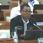 Direktur Utama PLN Darmawan Prasodjo dalam&nbsp;Rapat Dengar Pendapat (RDP) dengan Komisi VI Jakarta, Selasa (15/2/2023).