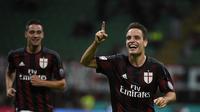 Pemilik baru AC Milan Sino-Europe Sports (SES) menjamin masa depan gelandang Giacomo Bonaventura. AFP PHOTO / OLIVIER MORIN 