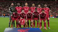 Starting XI Liverpool dalam laga versus Atletico Madrid di Liga Champions 2025/2026, Kamis (18/9/2025). (AP Photo/Jon Super)