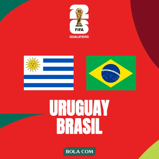 Kualifikasi Piala Dunia 2026 - Uruguay Vs Brasil