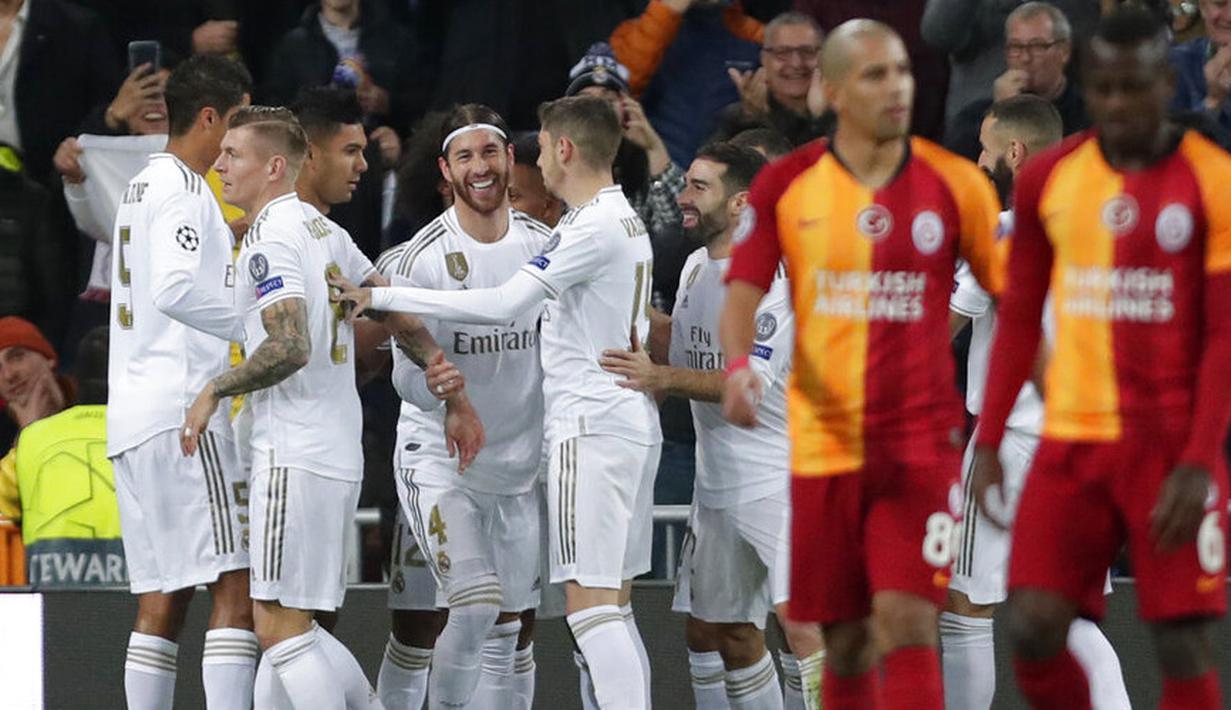 Foto Real Madrid Pesta Gol Ke Gawang Galatasaray Dunia Bola Com