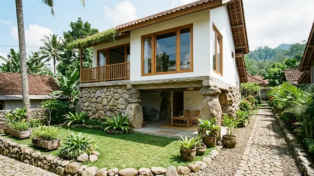 Inspirasi Desain Rumah Kampung Modern Ala Wabi Sabi yang Estetik. Gemini
