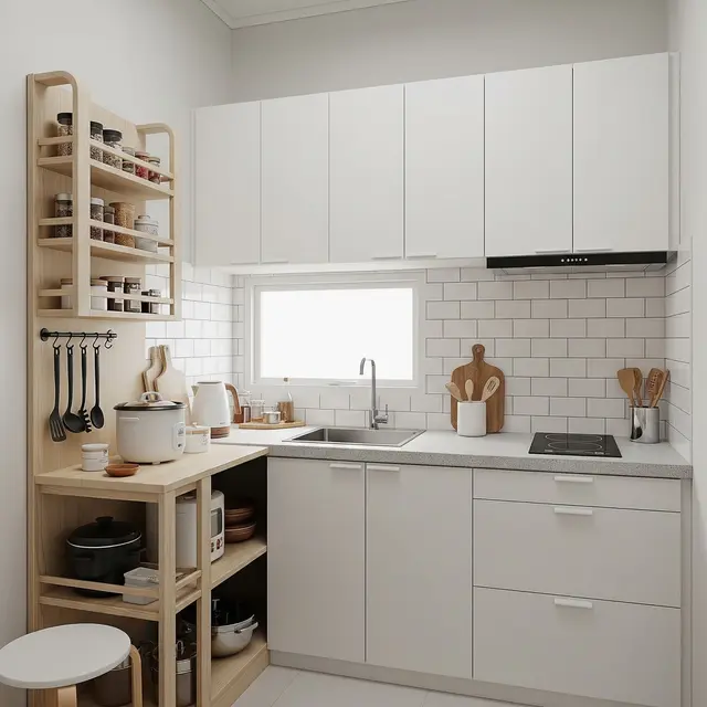 9 Desain Dapur Minimalis 2x1 untuk Rumah Subsidi, Hemat Tempat dan Fungsional