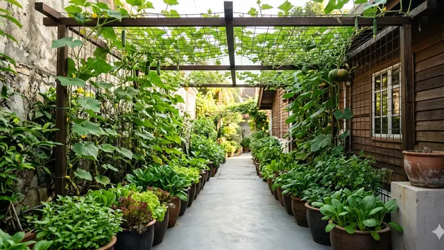 Ide Lorong Samping Rumah yang Bisa Menghasilkan Panen Harian. Gemini