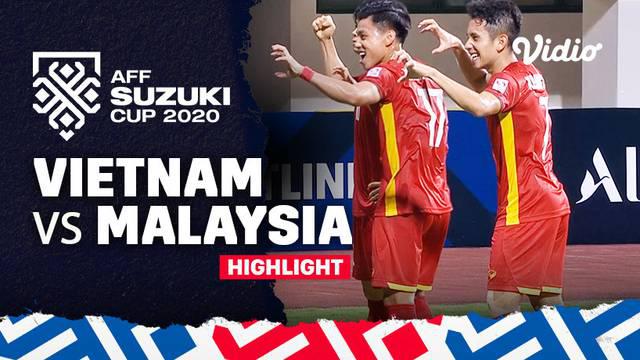 Berita video highlights Piala AFF Grup B, Vietnam menang 3-0 atas Malaysia, Minggu (12/12/21)