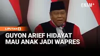 Guyon Arief Hidayat Ingin Anak Jadi Wapres, Satu Ruangan di MK Tertawa