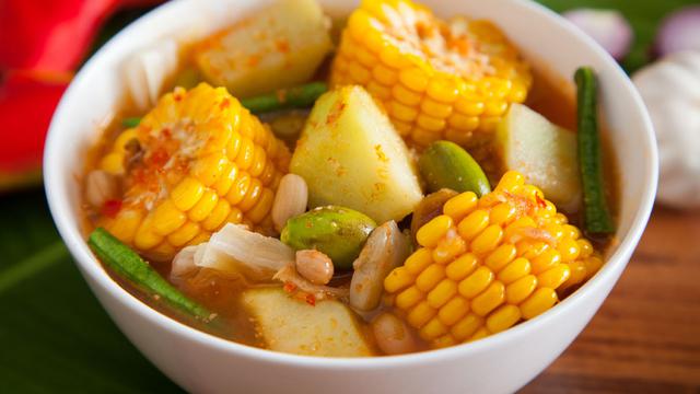 [Bintang] Ilustrasi Makanan Sayur Asem