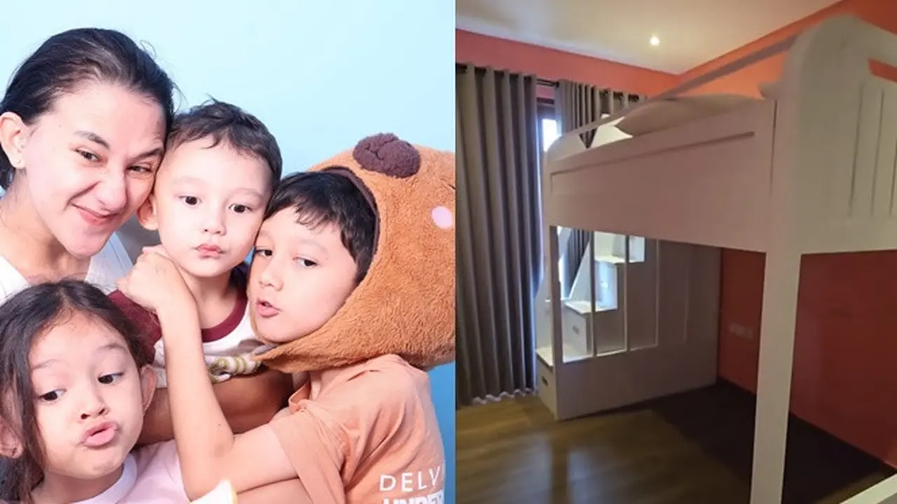 9 Potret Kamar Anak Dahlia Poland dengan Desain Mezzanine