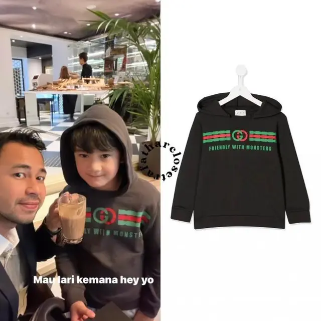 Rafathar dan outfitnya yang harganya fantastis (Instagram/@rafatharcloset)