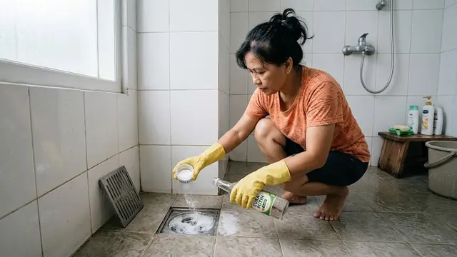 12 Cara Mengusir Cacing dari Kamar Mandi Tanpa Bahan Kimia, Aman dan Efektif