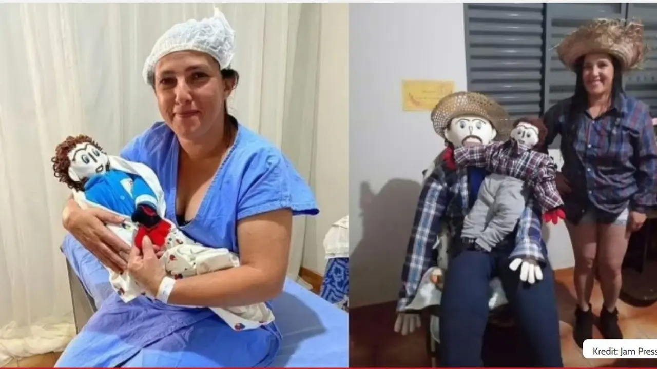 Nikahi Boneka dan Ngaku Hamil Anak Kedua