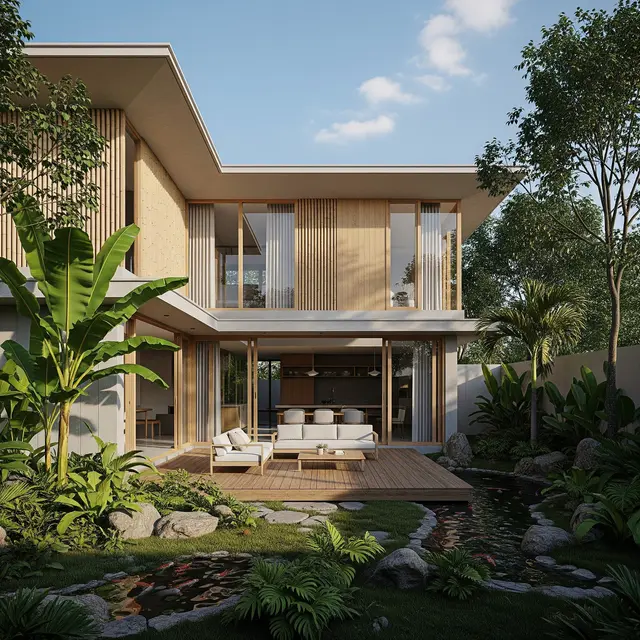 Gambar Rumah Minimalis Modern Gaya Japandi