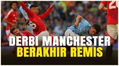 Derbi Manchester di Old Trafford berakhir imbang tanpa gol. Kedua tim yang bermain sama ngototnya, harus puas berbagi angka di laga yang digelar di Old Trafford.