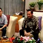 Gibran Rakabuming Raka bersama Agus Yudhoyono di Istana Kepresidenan Jakarta (Liputan6.com/Ahmad Romadoni)