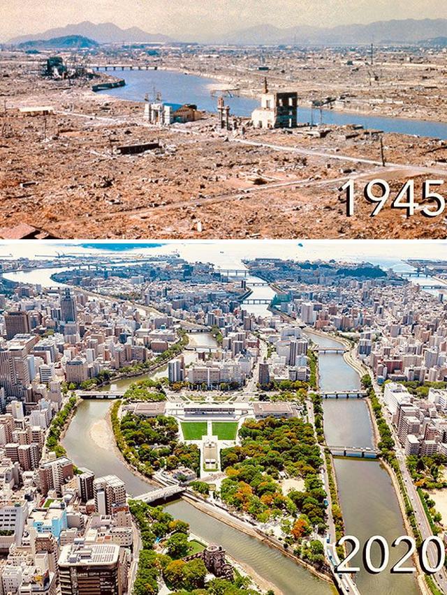 6 Potret Wajah Kota di Masa Lalu Vs Sekarang, Perubahannya Mengejutkan