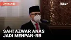 Abdullah Azwar Anas dilantik Presiden Joko Widodo sebagai Menteri Pendayagunaan Aparatur Negara dan Reformasi Birokrasi RI. Pelantikan digelar di Istana Kepresidenan hari Rabu (7/9) siang.