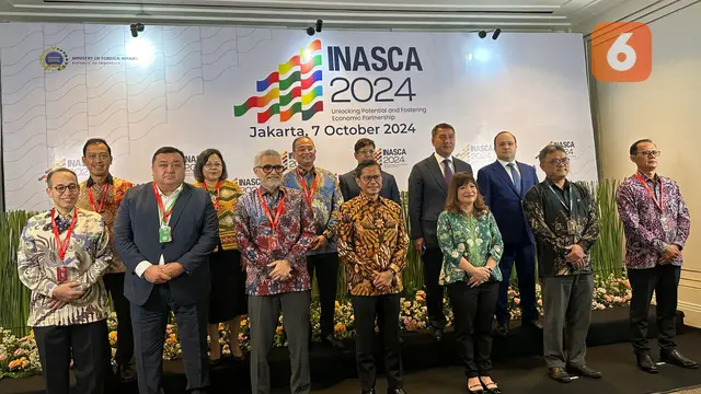 Acara pembukaan INASCA 2024 Business Forum di Hotel Four Seasons, Jakarta, Senin (7/10/2024). (Liputan6.com/Benedikta Miranti)