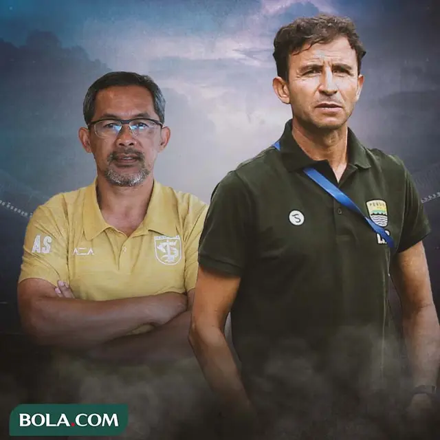 Ilustrasi - Aji Santoso dan Luis Milla