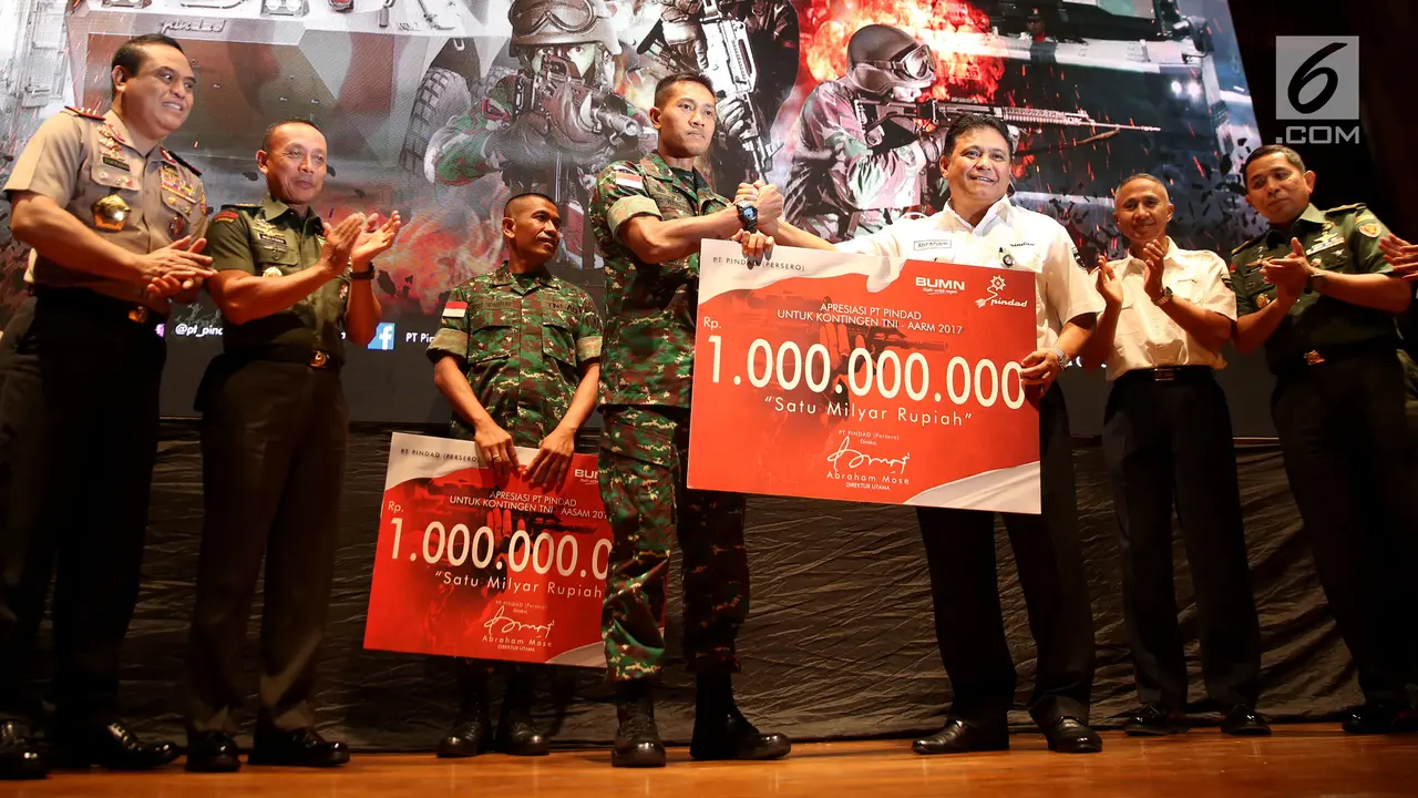 Sabet Juara Tembak, Pindad Beri Apresiasi Kontingen TNI AD