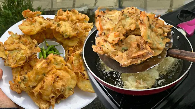 Tips Membuat Bakwan Sayur Renyah Tanpa Banyak Minyak (Credit: Youtube/Ghaziya Warita)